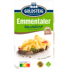 Goldsteig Emmentaler hauchdünn 45 % Fett i. Tr. 125 g 