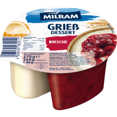 MILRAM Grieß-Dessert Kirsche 175 g 
