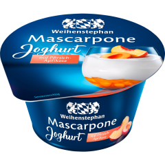Weihenstephan Mascarpone Joghurt auf Pfirsich-Aprikose 150 g 