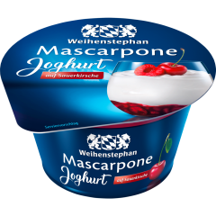 Weihenstephan Mascarpone Joghurt auf Sauerkirsche 150 g 