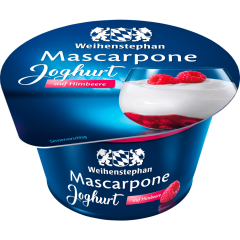 Weihenstephan Mascarpone Joghurt auf Himbeere 150 g 