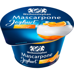 Weihenstephan Mascarpone Joghurt auf Orange-Mango 150 g 