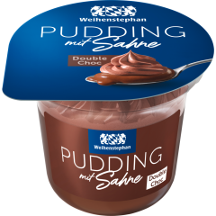 Weihenstephan Pudding mit Sahne Double Coc 190 g 
