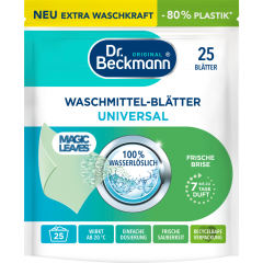 Dr. Beckmann Magic Leaves Universal Waschmittelblätter 25 Stück 
