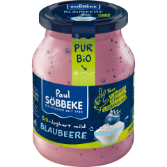 Söbbeke Pur Bio Joghurt mild Blaubeere 3,8 % Fett 500 g 
