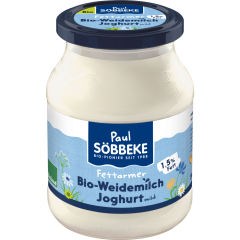Söbbeke Bio fettarmer Joghurt mild Natur 1,5 % Fett 500 g 