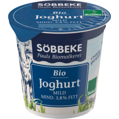 Söbbeke Bio Joghurt mild mind. 3,8 % Fett 150 g 