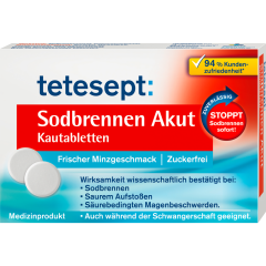 tetesept: Sodbrennen Akut Kautabletten 20 Tabletten 