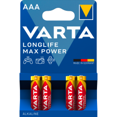 Varta Longlife Max Power Micro AAA 4 Stück 