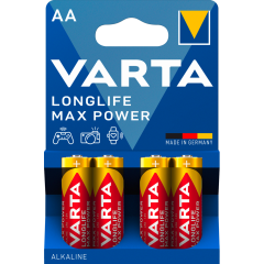 Varta Longlife Max Power Mignon AA 4 Stück 