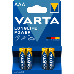 Varta LONGLIFE Power AAA Alkaline 4 Stück 
