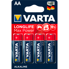 Varta Longlife Max Power AA Alkaline 4 Stück 