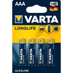 Varta Longlife AAA Alkaline 4 Stück 