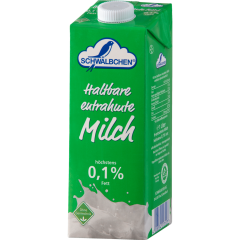 Schwälbchen Haltbare entrahmte Milch 0,1 % 1 l 