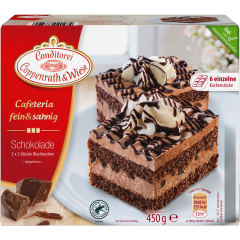 Conditorei Coppenrath & Wiese Cafeteria fein & sahnig Schokoladen Blechkuchen 450 g 