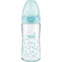 NUK First Choice+ Babyflasche Glas M 0-6m 240 ml 
