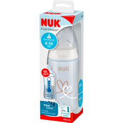 NUK Nuk First Choice + Flasche Temperature Control 300 ml 