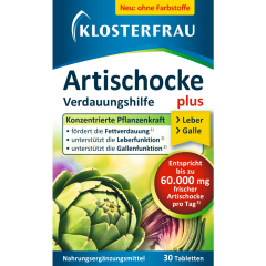 Klosterfrau Artischocke plus Löwenzahn & Ingwer 30 Tabletten 