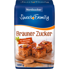 SweetFamily Brauner Zucker 1 kg 