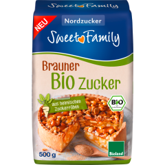 Nordzucker Sweet Family Brauner Bio Zucker 500 g 