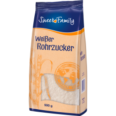 SweetFamily Weißer Rohrzucker 500 g 