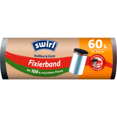 Swirl Fixierband-Müllbeutel 60 l 10 Stück 