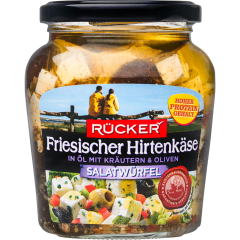 Rücker Waterkant Salatwürfel in Öl mit Kräutern und Oliven 45 % Fett i. Tr. 300 g 
