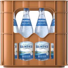 Krumbach Mineralwasser Medium - Kiste 12 x 0,7 l 