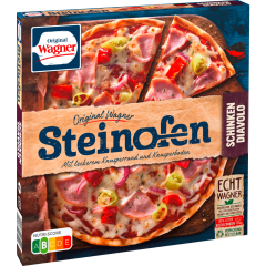 Original Wagner Steinofen Pizza Schinken Diavolo 340 g 