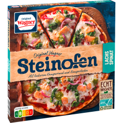 Original Wagner Steinofen Pizza Lachs-Spinat 350 g 