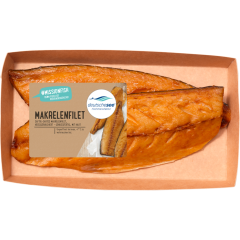 deutschesee Makrelenfilet Natur mit Haut heißgeräuchert 200 g 