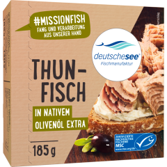 deutschesee MSC Thunfisch in Olivenöl 185 g 