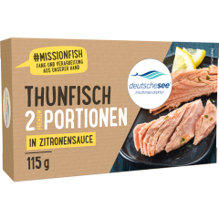 deutschesee Thunfisch-Filets in Zitronensauce 115 g 