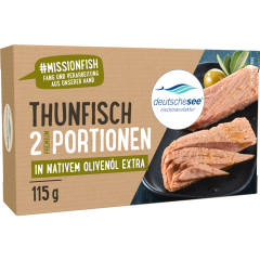 deutschesee Thunfisch-Filets in nativem Olivenöl extra 115 g 