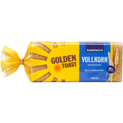 Golden Toast Vollkorn Harmonie Sandwich 20 Scheiben 