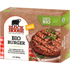 Block House Bio Burger Patties 2 x 160 g 