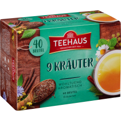 Teehaus 9 Kräuter Tee 40 Teebeutel 