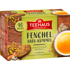 Teehaus Fenchel Anis-Kümmel 40 Teebeutel 