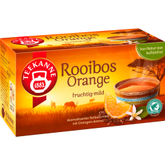 Teekanne Rooibos Orange 20 Teebeutel 
