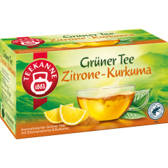 Teekanne Grüner Tee Zitrone Kurkuma 20 Teebeutel 