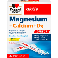 Doppelherz Magnesium + Calcium + D3 direct 20 Stück 