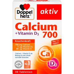 Doppelherz Calcium 700 + Vitamin D3 30 Tabletten 