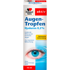 Doppelherz Augen-Tropfen Hyaluron 0,2% 10 ml 