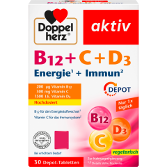 Doppelherz B12+C+D3 30 Tabletten 