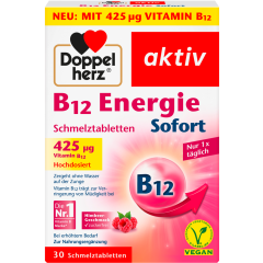 Doppelherz B12 Energie Sofort Schmelztabletten 30 Tabletten 
