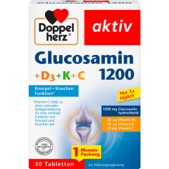 Doppelherz Glucosamin 1200+D3+K+C 30 Tabletten 