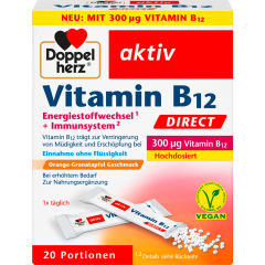 Doppelherz Vitamin B12 Direct 300µg Vitamin B12 20 Portionen 