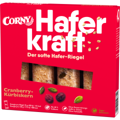CORNY Haferkraft Cranberry-Kürbiskern 4 x 35 g 