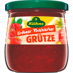 Kühne Erdbeer-Rhabarber Grütze 375 g 