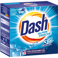 Dash Alpen Frische Vollwaschmittel 18 Waschladungen 